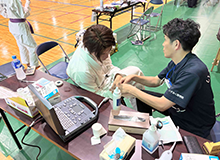 防具付空手道秋季大会救護